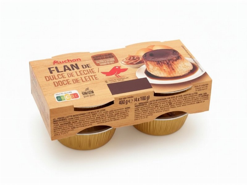 Flan Auchan Doce De Leite 4X100 g
