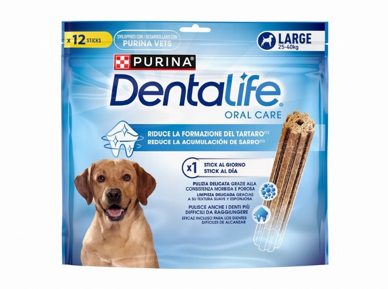 Snacks Para Cão Purina Dentalife Raça Grande 12 Unidades 426 g