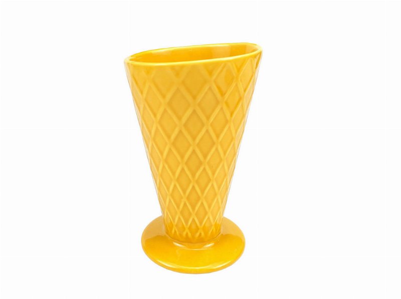 Taça Gelado Porcelana Actuel Amarelo 20 cl