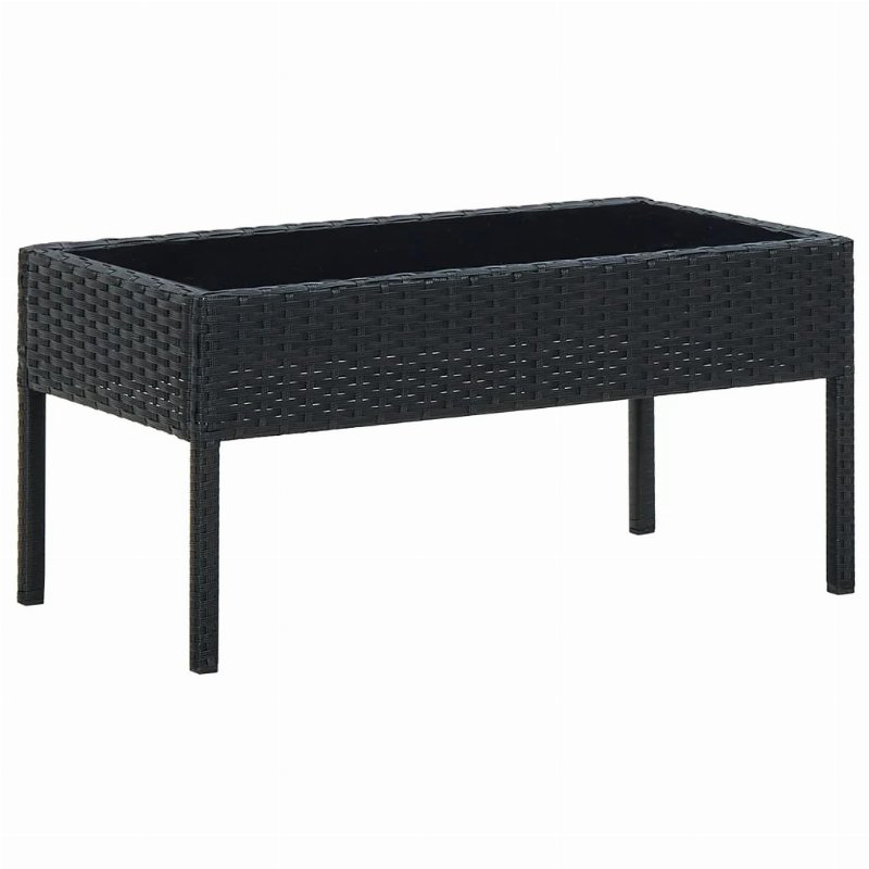 Hkh Mesa De Jardim 75X40X37 Vime Pe - Preto