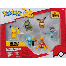 Pokémon - Pack 6 Figuras De Combate Kanto