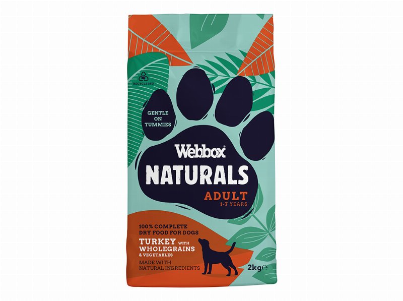 Ração Natural Para Cão Webbox Adulto Com Perú 2 kg
