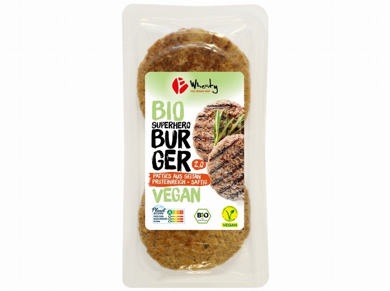 Hambúrguer Wheaty Super Hero Vegan 180 g