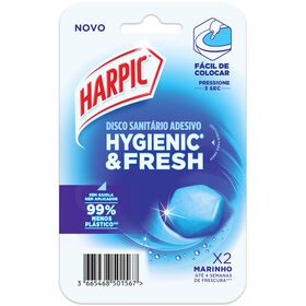 Discos Sanitários Adesivos Recargas Marinho Harpic 2 Un