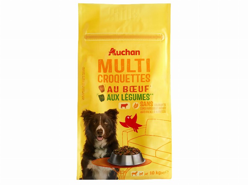 Ração Para Cão Auchan Vaca E Legumes 10 kg