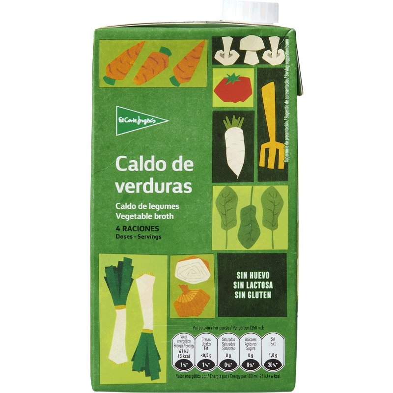 Caldo De Legumes Líquido 1 l