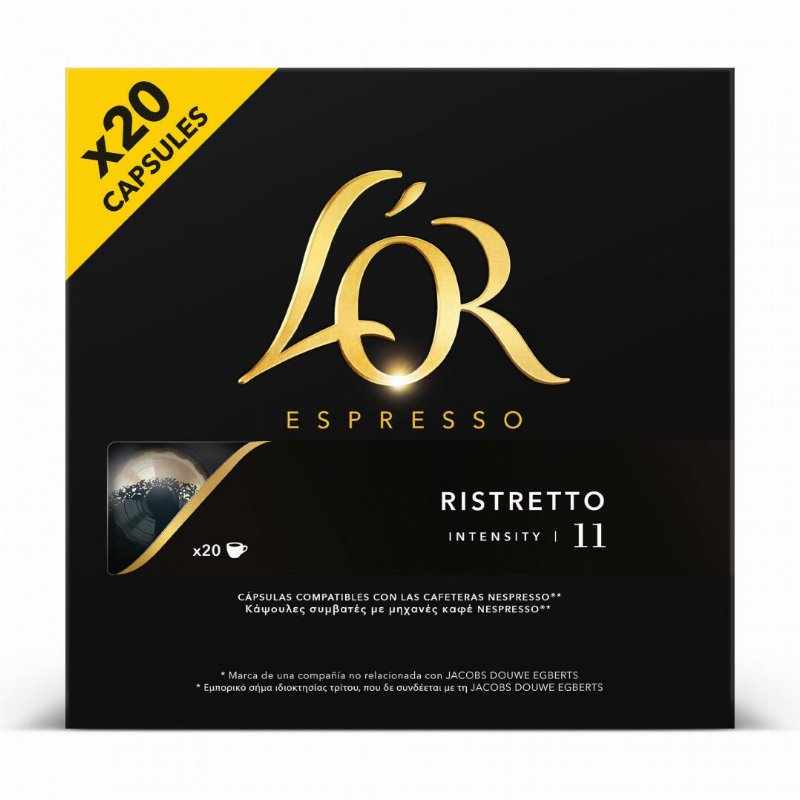 Cápsulas De Café Nespresso Ristretto L'or 20Un