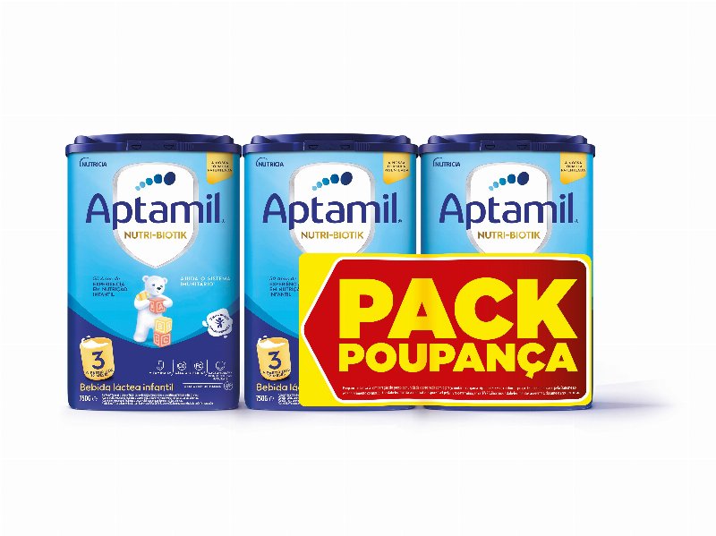 Leite 3 Aptamil Pack Poupança 3X750 g