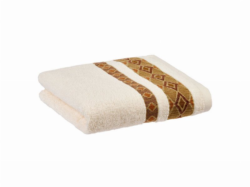 Toalha De Mãos Com Barra Actuel Branco 450 g 50X100Cm