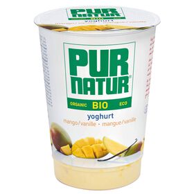 Iogurte Pedaços Manga Baunilha Pur Natur 500 gr