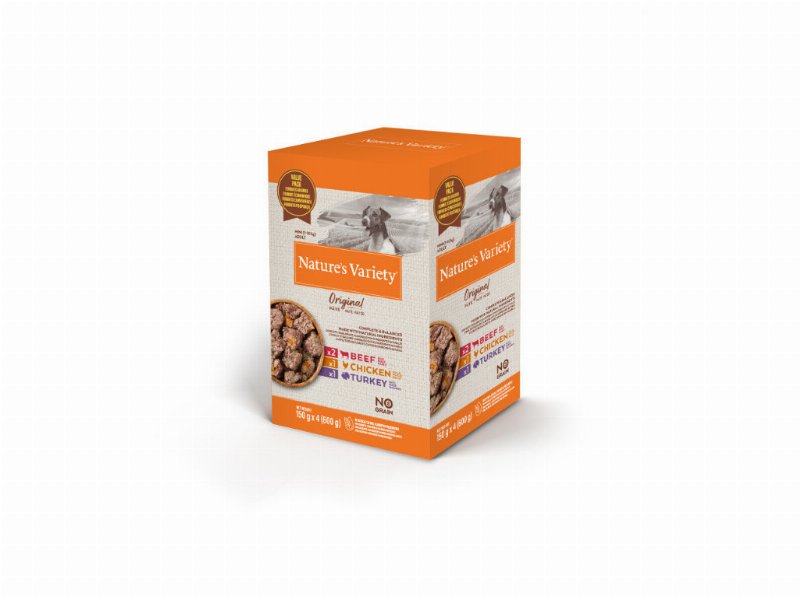 Comida Húmida Nature's Variety Cão Mini Multipack 4X150 g