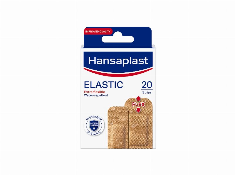 Pensos De Feridas Elastic 2 Tamanhos Hansaplast 20 Un