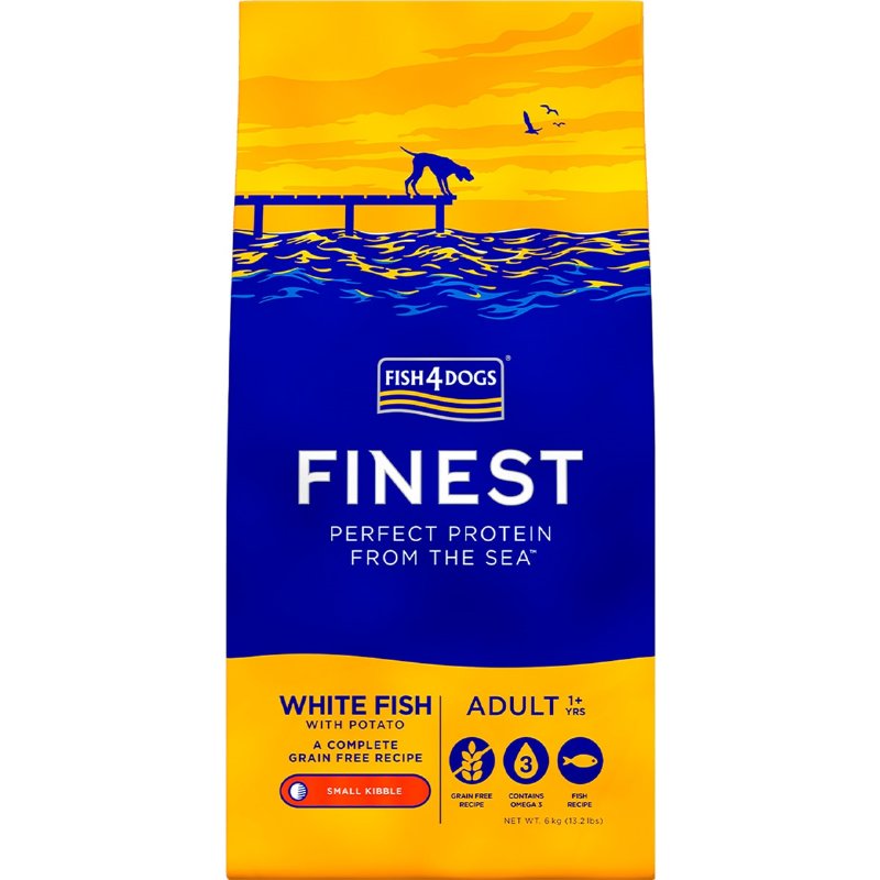Ração Para Cão Adulto Finest Proteína Sabor Peixe Branco 6 kg