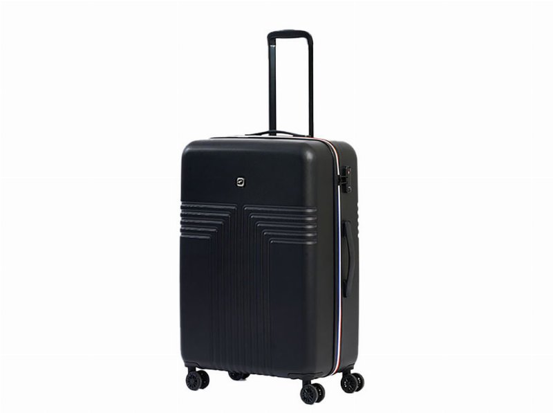 Mala De Viagem Rígida Airport Preto 8 Rodas 85X32X53Cm