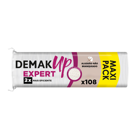Discos De Algodão Desmaquilhantes Não Branqueados Expert Redondos Maxi Pack Demak'up 108 Un