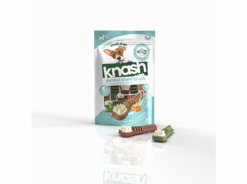 Snack Dental Cão Knash Escova Dentes S 150 g 6Un