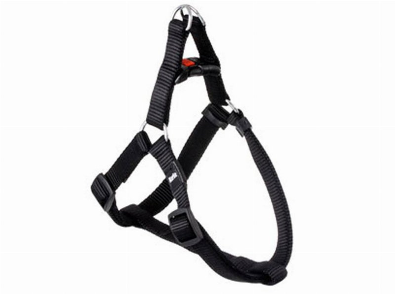 Peitoral Cão Step&Go Preto 15Mm - 25-45Cm