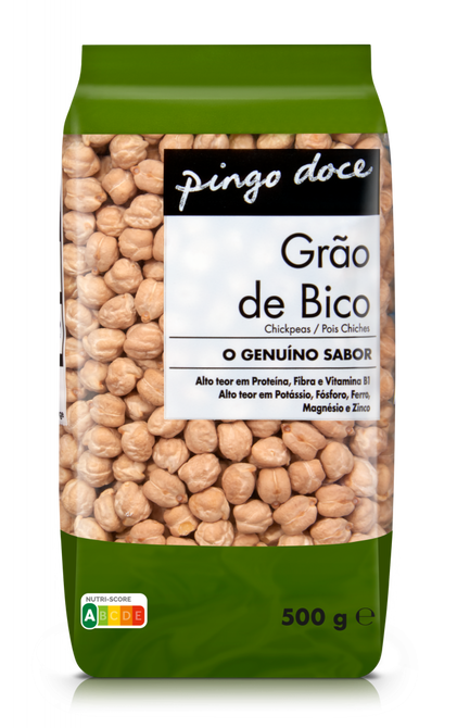 Grão De Bico Seco Pingo Doce 0.5Kg