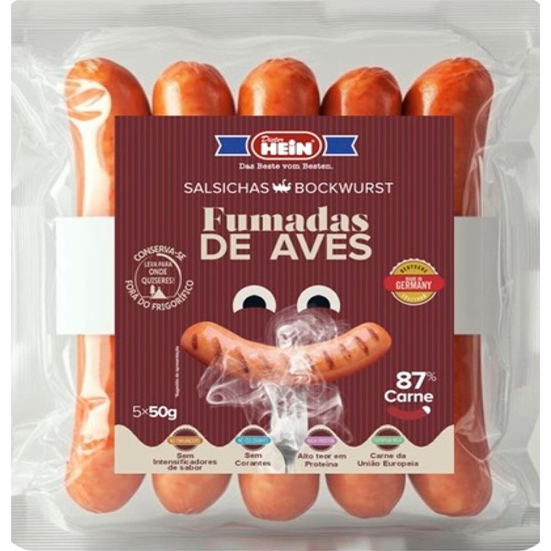 Salsicha De Aves Fumada 250 g