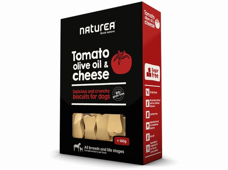 Snacks Cão Naturea Biscoitos Tomate E Queijo 140 g