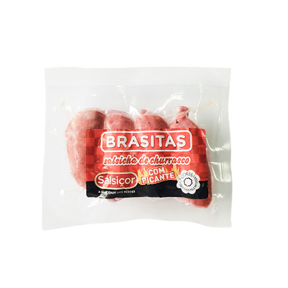 Salsicha De Churrasco Com Picante Brasitas Salsiçor 0.16Kg