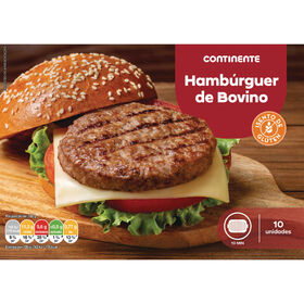 Hamburguer De Bovino 60% Continente 1 kg