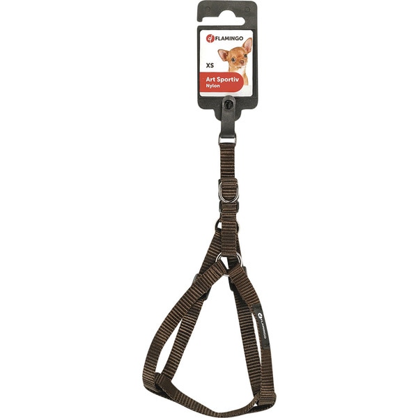 Peitoral Nylon Para Cão Art Sportiv Tamanho Xs Castanho 1 unidade