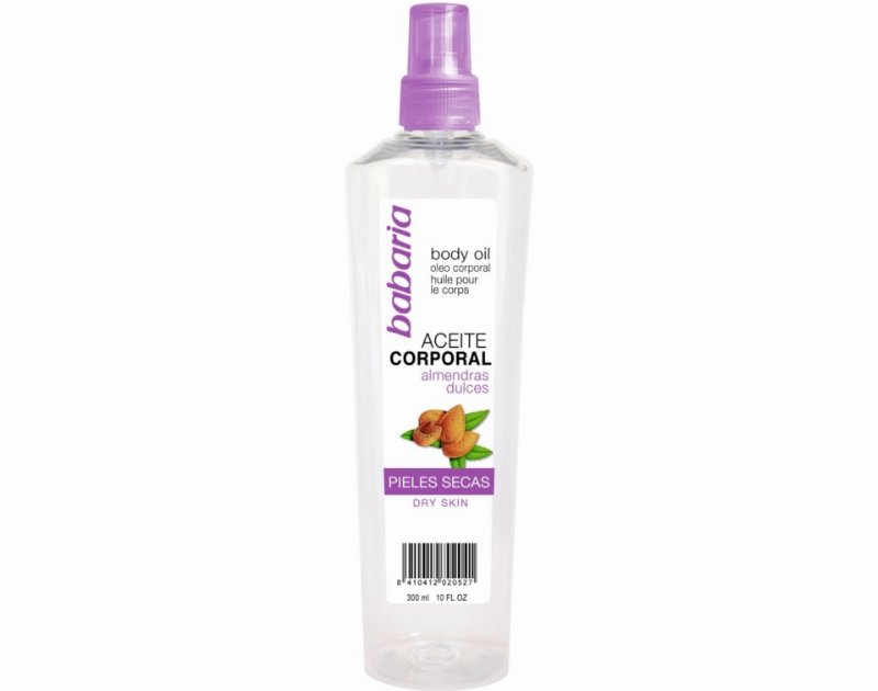 Óleo Corporal De Almêndoas Doces Babaria 300 ml.