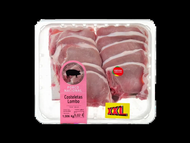 Costeleta Lombo De Porco Embalagem Familiar