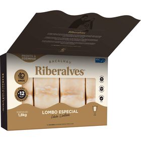 Lombos De Bacalhau 12 Meses De Cura Msc Congelados Riberalves 1,8 kg