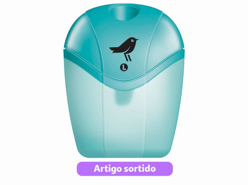 Apara-Lápis Auchan Com 1 Entrada Cores Sortidas