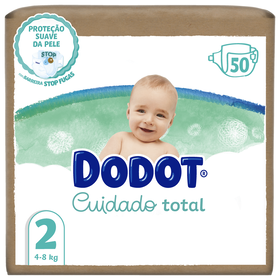 Fraldas Cuidado Total 4-8 kg T2 Dodot 50 Un