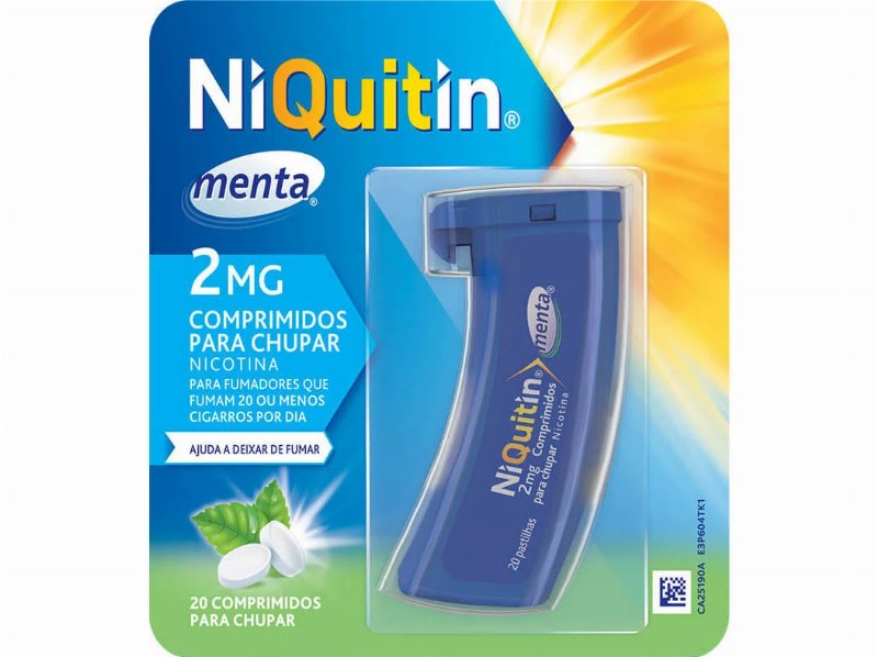 Pastilhas Niquitin Menta 2Mg 20Un