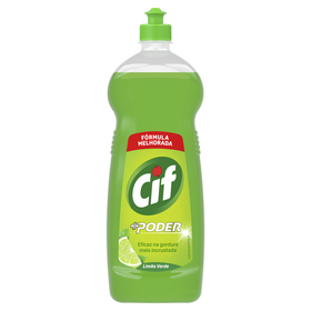 Detergente Manual Loiça +Poder Limão Verde Cif 1 Lt