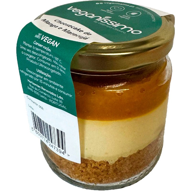 Cheesecake De Manga E Maracujá Vegan 105 g