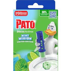 Discos Sanitários Ativos Dispensador + Recargas Mint Mission Pato