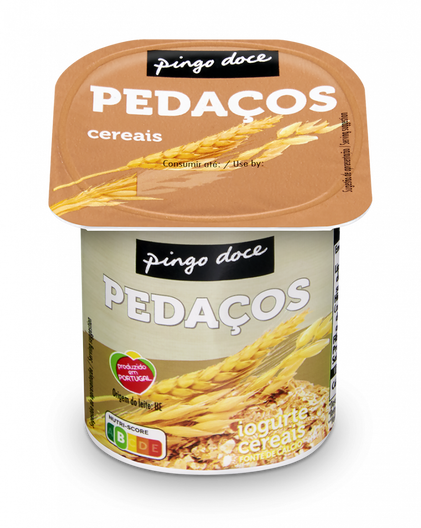 Iogurte Pedaços De Cereais Pingo Doce 0.125Kg