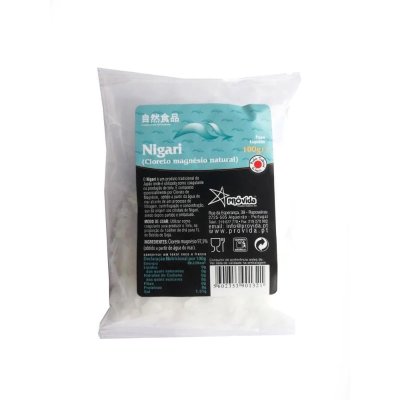 Nigari Cloreto Magnésio Natural Próvida 100 g