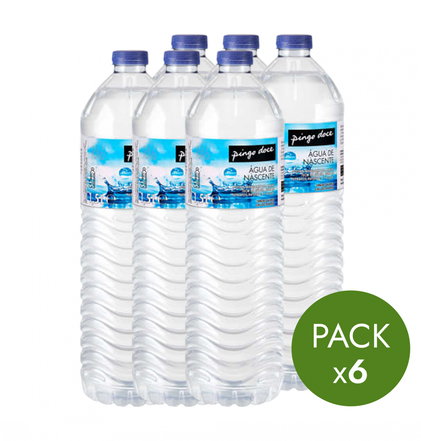 Água Sem Gás Pack 6 Pingo Doce 6x1.5L