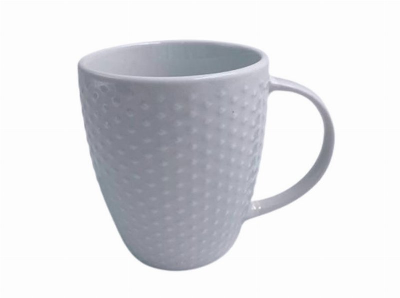 Caneca Dotty Actuel Branco Porcelana 370 ml