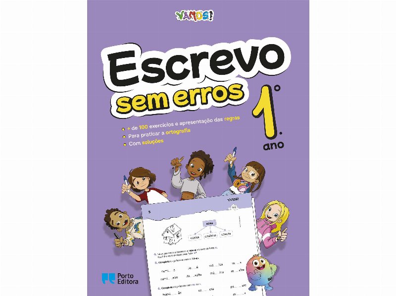 Livro Vamos! - Escrevo Sem Erros 1 - 1.º Ano
