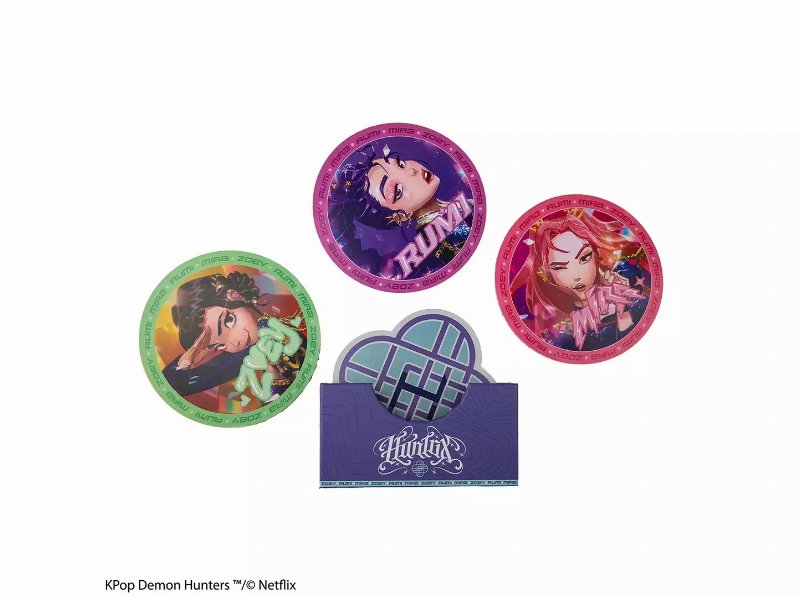 Conjunto De 4 Bases Para Copos Demon Hunters Huntrx