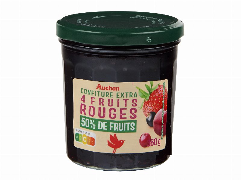 Doce Extra Auchan 4 Frutos Vermelhos 360 g