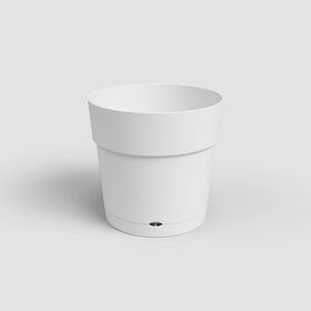 Vaso Redondo Plástico 25Cm Branco Artevasi 1 Un