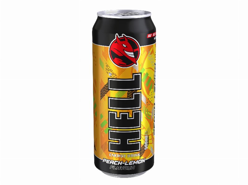 Bebida Energetica Hell Pessego Limao 0.5 l (Sdr)