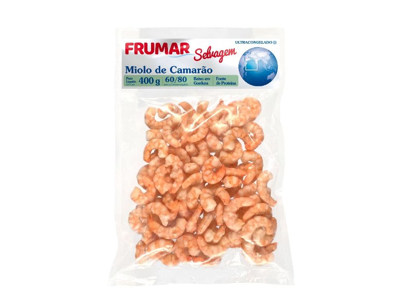 Miolo Camarão Selvagem Frumar 60/80 Ultracongelado 400 g