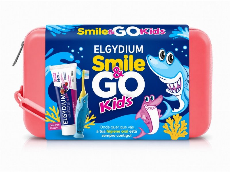 Kit Viagem Elgydium Kids 50 ml + Escova