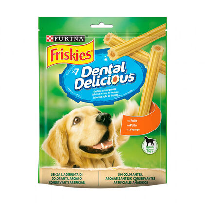 Snack Para Cão Dental Delicious Com Frango Purina Friskies 0.2Kg