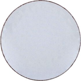 Prato Sobremesa 19Cm Martelado Branco Kasa