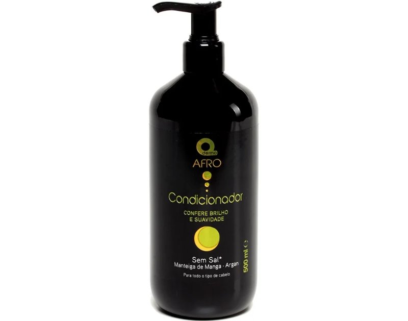 Condicionador Dermo Afro Sem Sal Todo Tipo Cabelo 500 ml